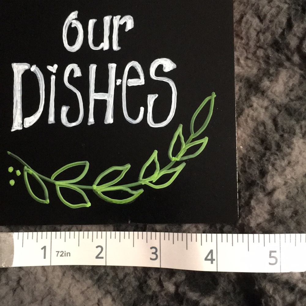 NEW Gift Ready Hand Painted Wood Sign w/ white or wood frame - Custom Made - Picture 7 of 7